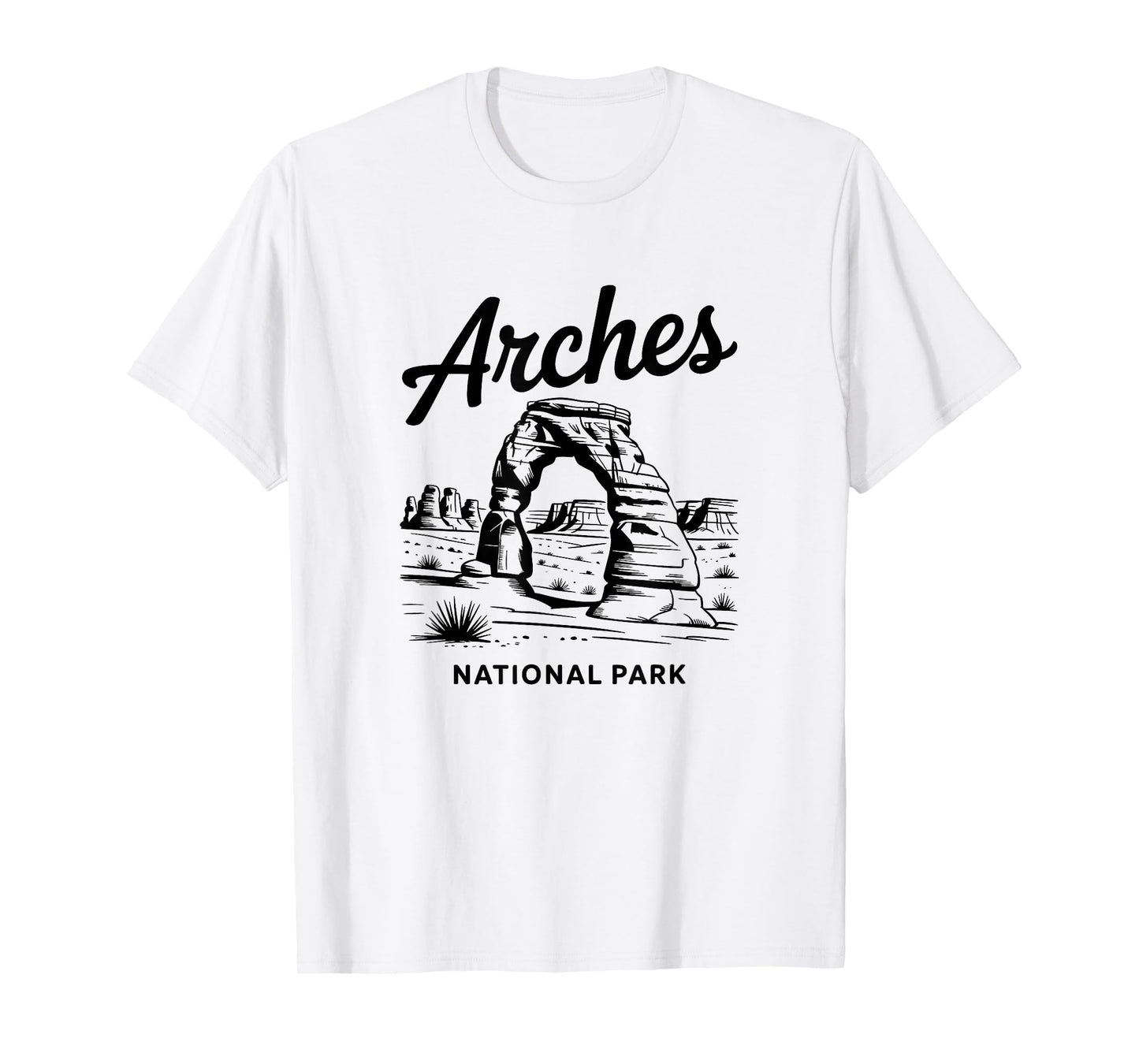 Arches National Park Vintage Nature Hiking Outdoor USA T-Shirt