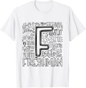 Freshman Ninth 9th Grade Typography Back To School T-Shirt