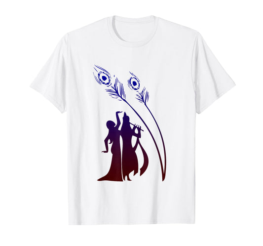 Divine Raas Leela With Radha And Krishna Shirt T-Shirt