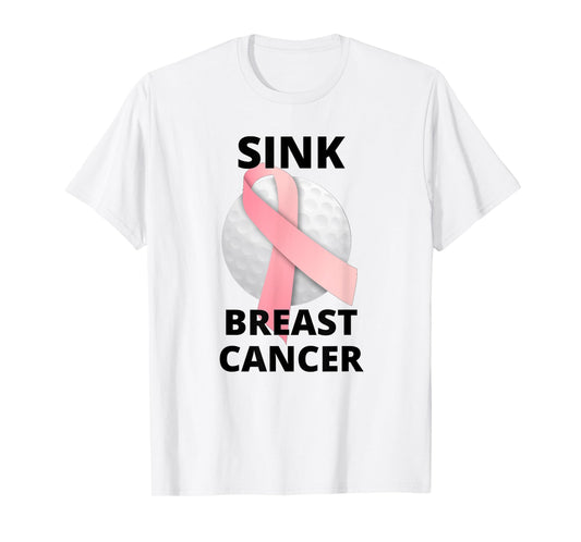 Golf Breast Cancer Awareness T-Shirt