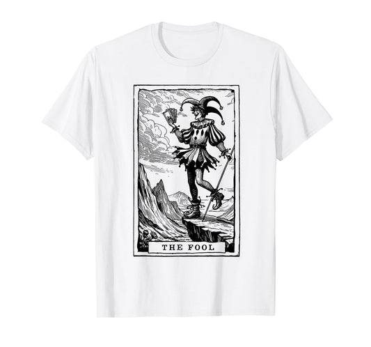 Tarot Card Shirt Jester The Fool Major Arcana Tarot Card T-Shirt