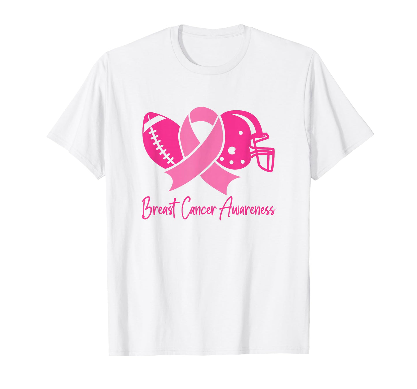 Breast Cancer Awareness Football Game T-Shirt