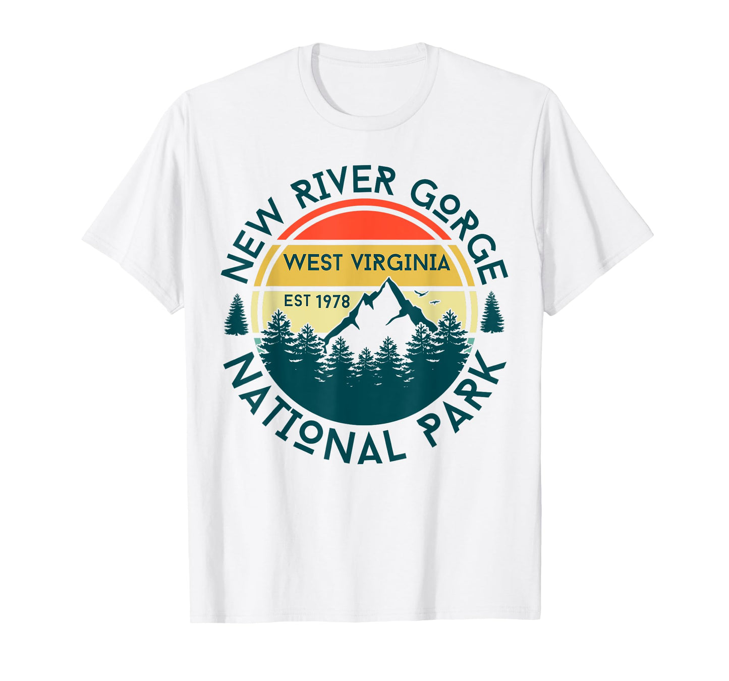 New River Gorge National Park West Virginia Hiking Outdoors T-Shirt