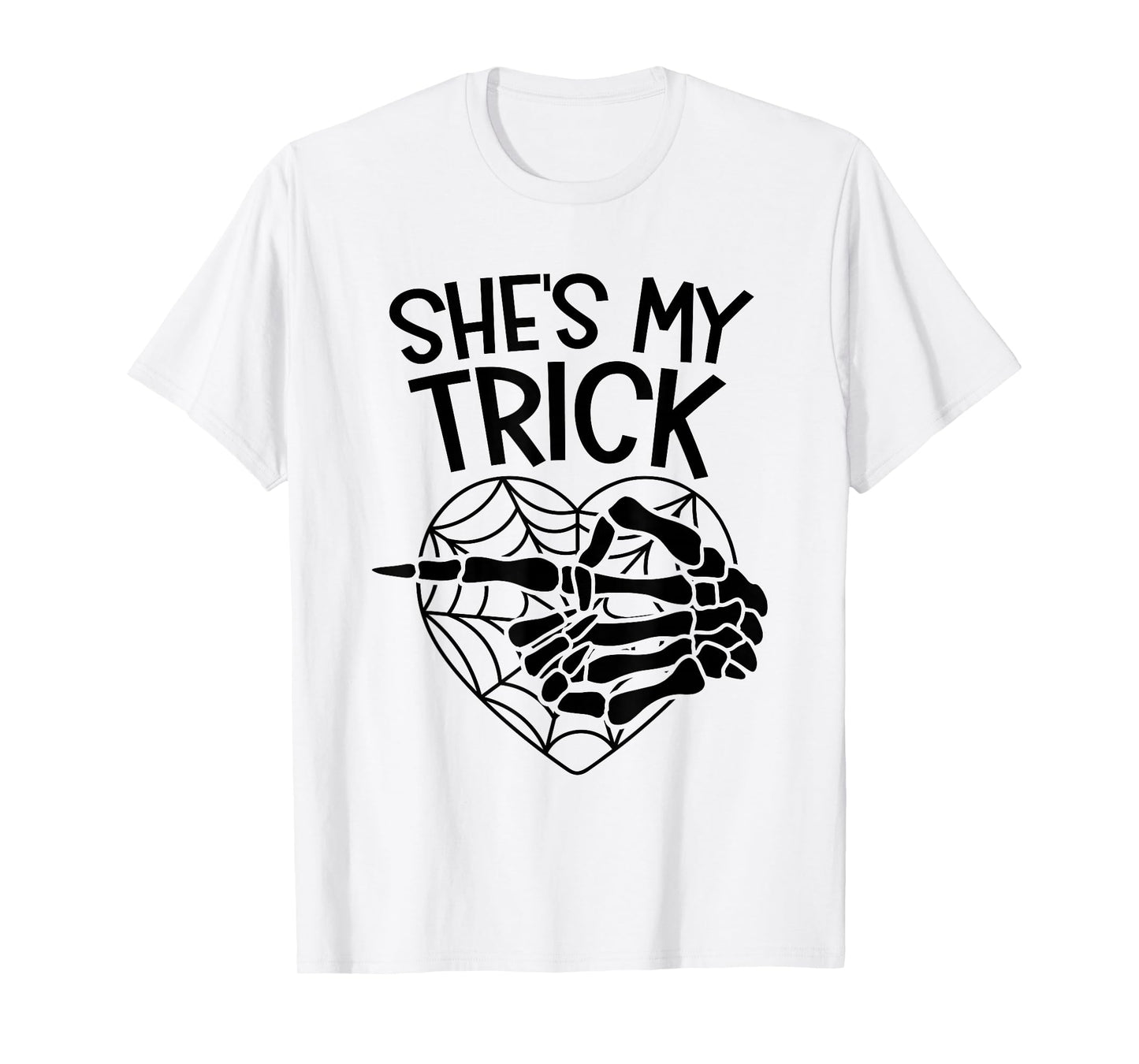 She’s My Trick Matching Couple Halloween Costume Boyfriend T-Shirt