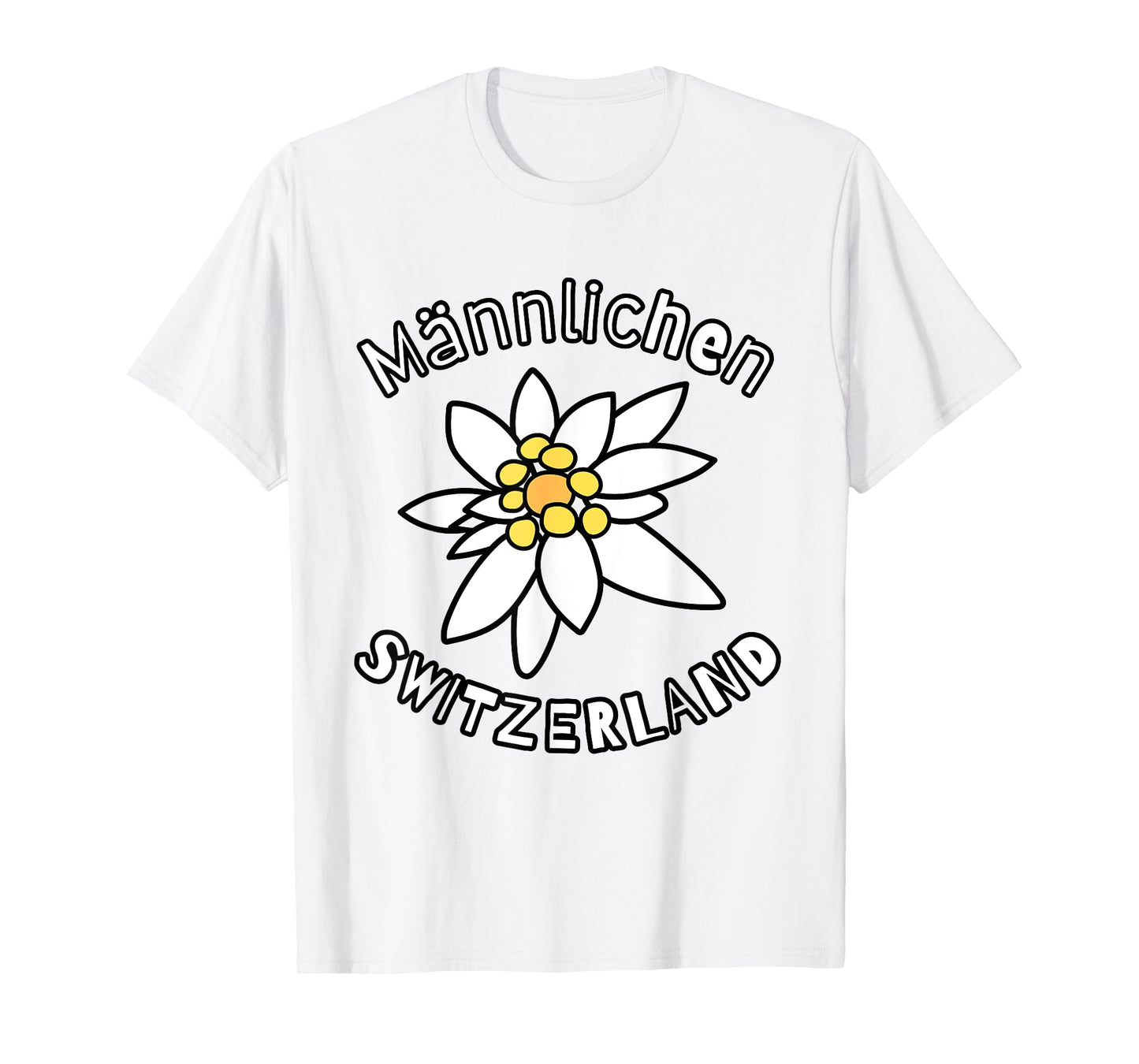 Männlichen Switzerland Alps Jungfrau Region Souvenir T-Shirt
