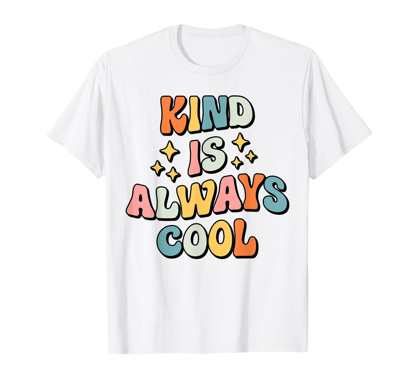 Be Kind Kindness - Men Women Boys Girls Apparel Retro Kind is Always Cool Daisy T-Shirt