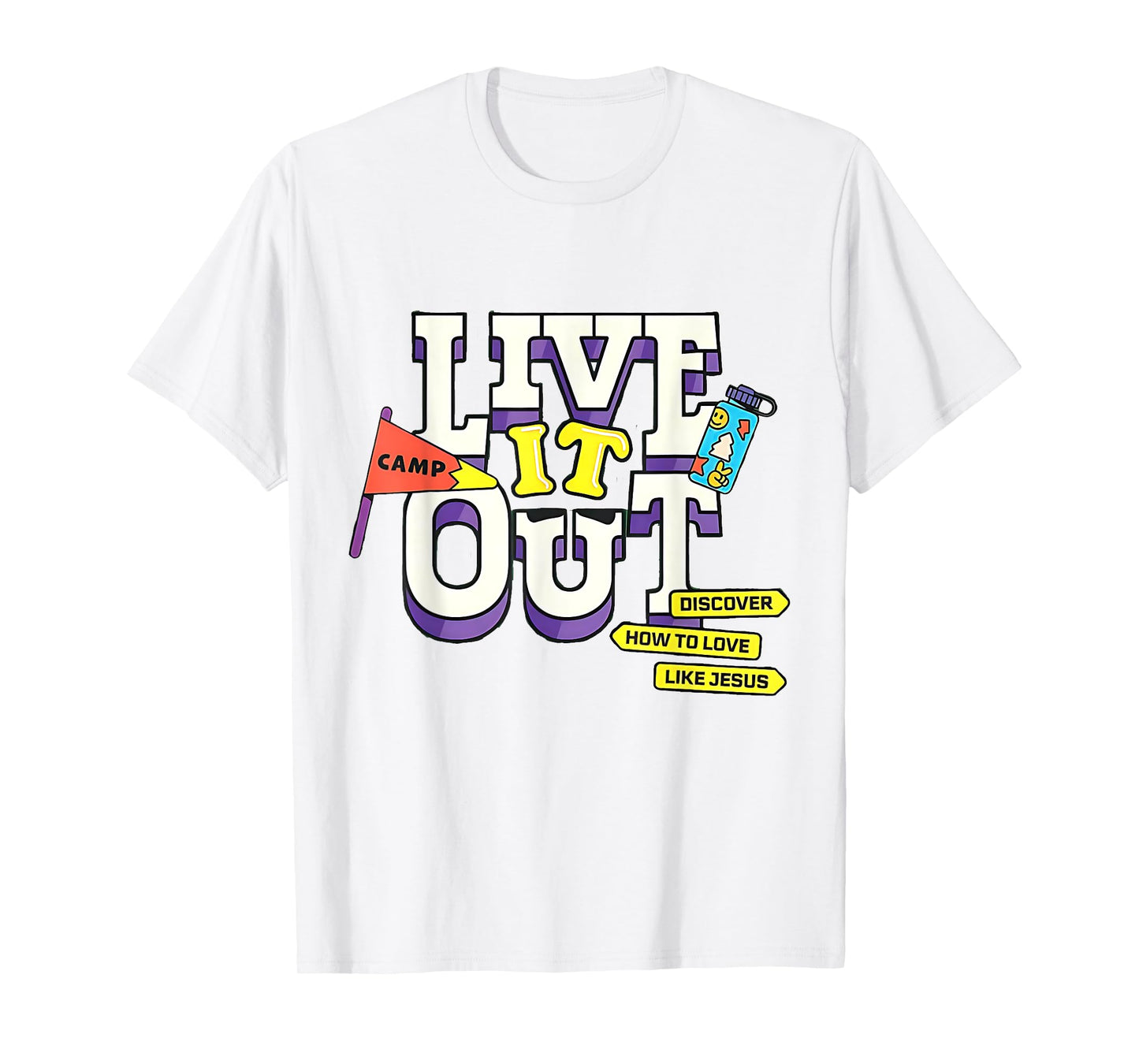 Live it Out VBS 2025 Bible School Christian Youth Camp T-Shirt