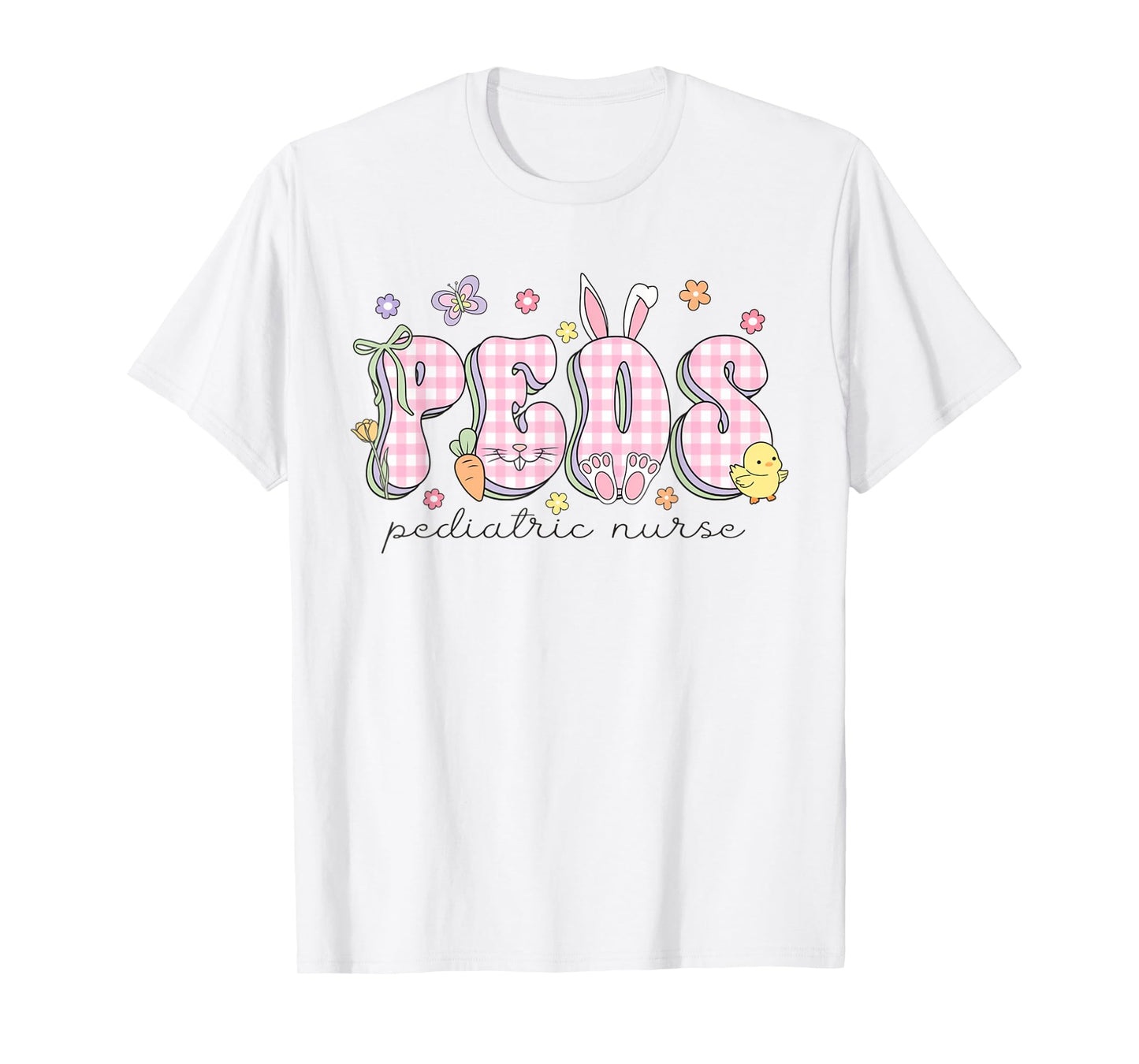 Pediatrics Easter PEDS Nurse Spring Work Pediatric Icu Pt Ot T-Shirt