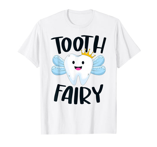 Cute Tooth Fairy Halloween Costume for Women Girls Kids T-Shirt