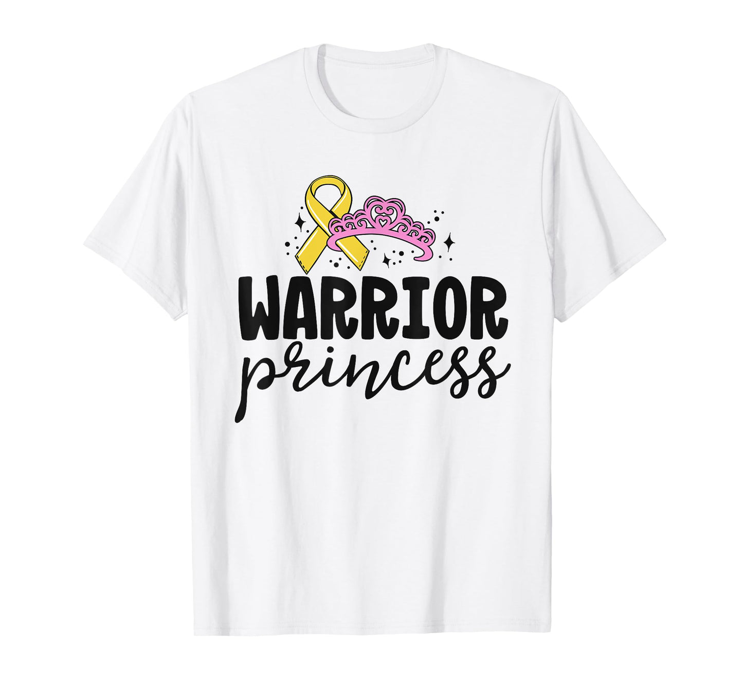 Childhood Cancer Shirts For Kids Boy Girl Warrior Princess T-Shirt