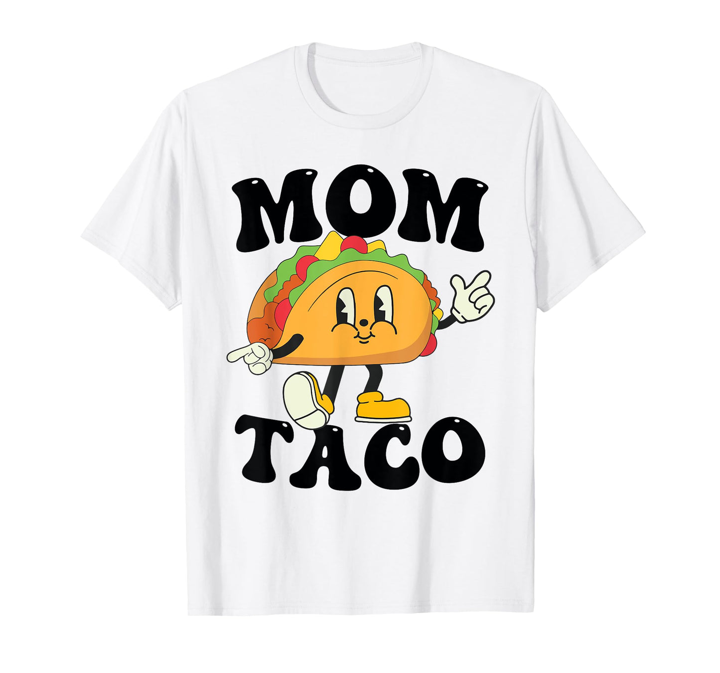 Mom of the Birthday Boy Girl Taco Mexican Birthday Family T-Shirt