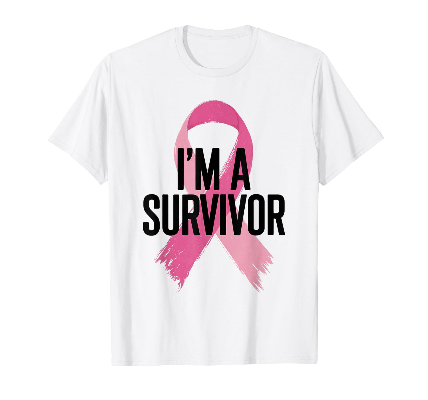 Survivor Pink Ribbon Breast Cancer Awareness T-Shirt