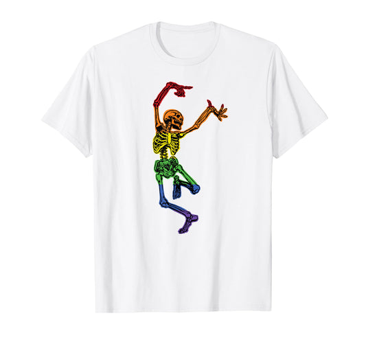 LGBT PRIDE dancing skeleton PRIDE T-Shirt