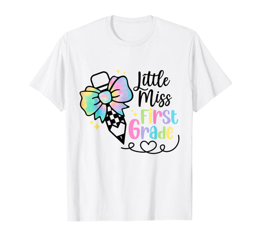 Cute First Grade Girls Back to School First Day of 1st Grade T-Shirt