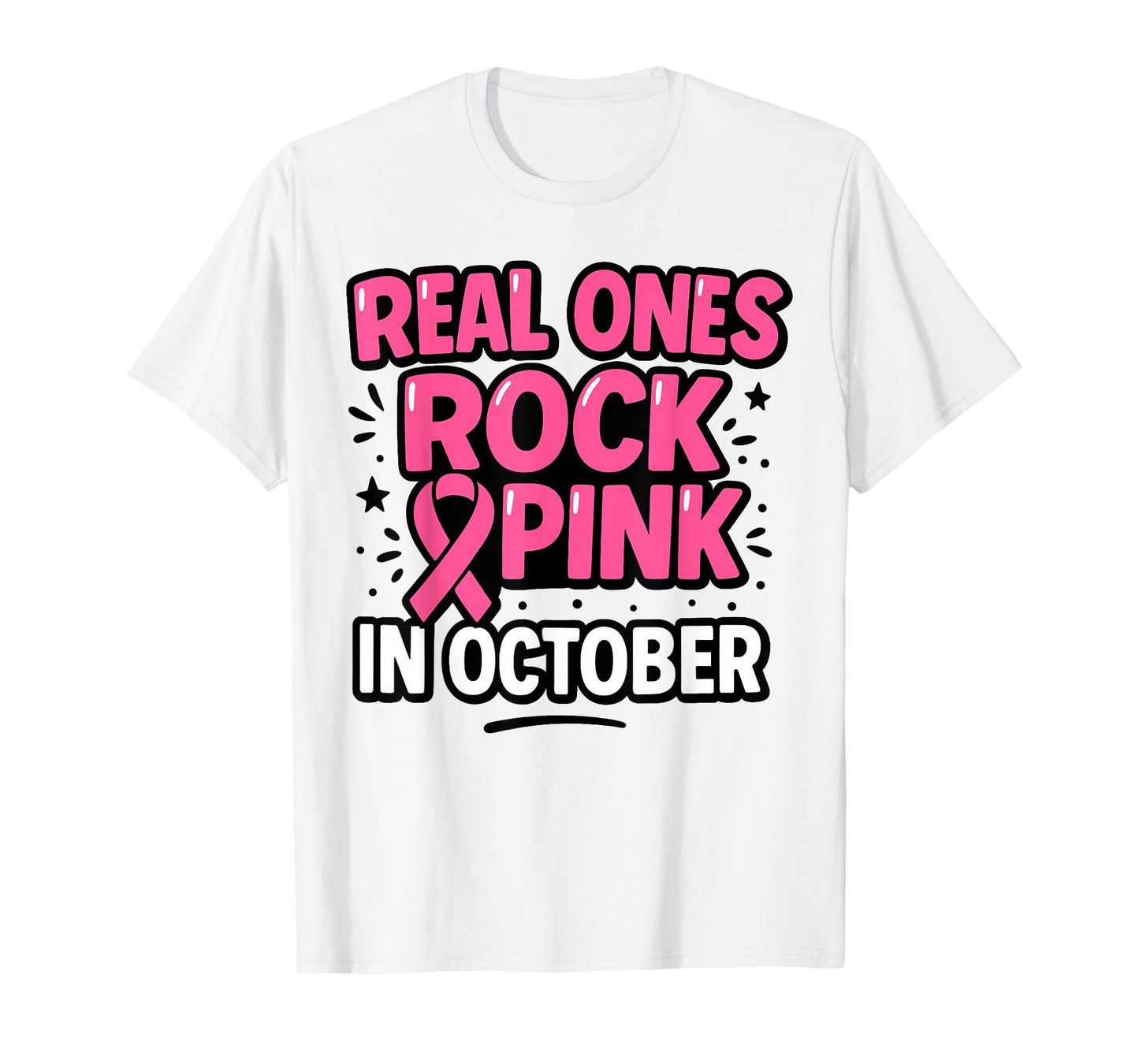 Breast Cancer for Women Mom Pink in October We Wear Pink T-Shirt