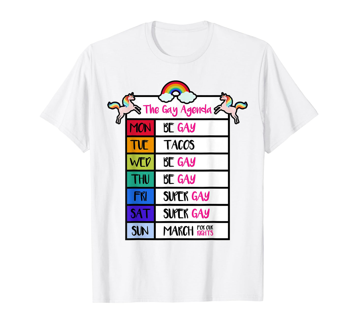 The Gay Agenda Shirt - LGBTQ T-Shirt