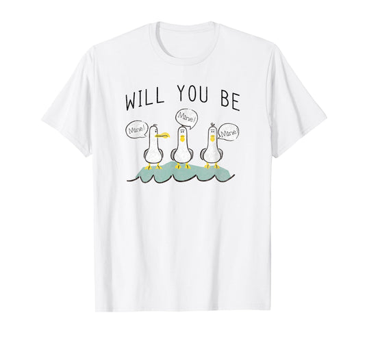 Disney Pixar Finding Nemo Valentine Will You Be Mine V2 T-Shirt