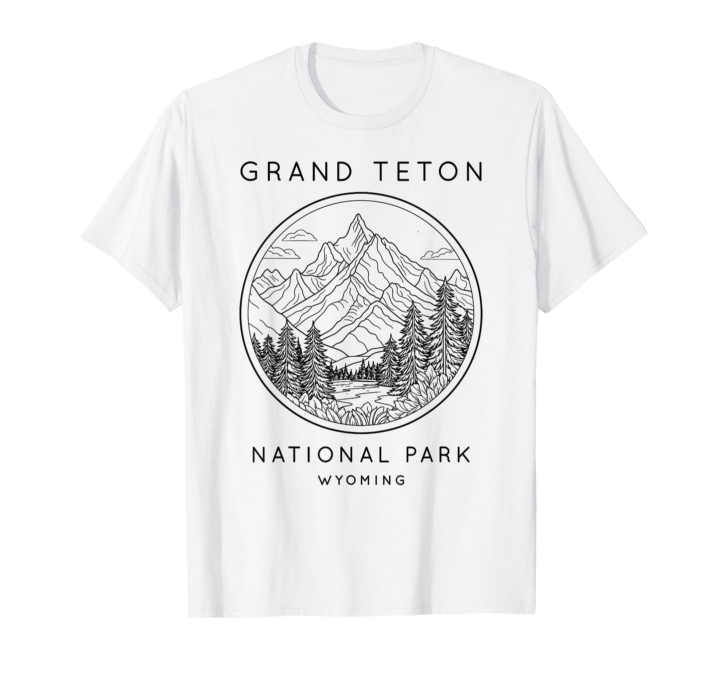 Grand Teton National Park Wyoming Vintage T-Shirt