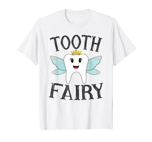 Cute Tooth Fairy Halloween Costume for Women Girls Kids T-Shirt