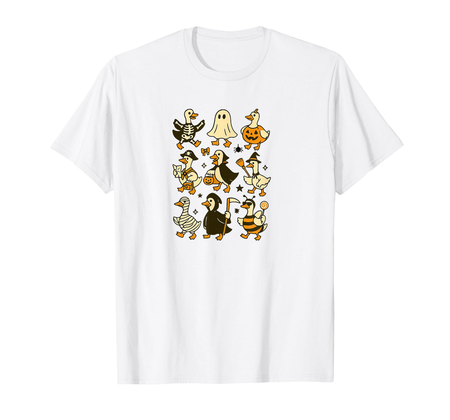 Halloween Goose Costumes Funny Spooky Cute Graphic T-Shirt