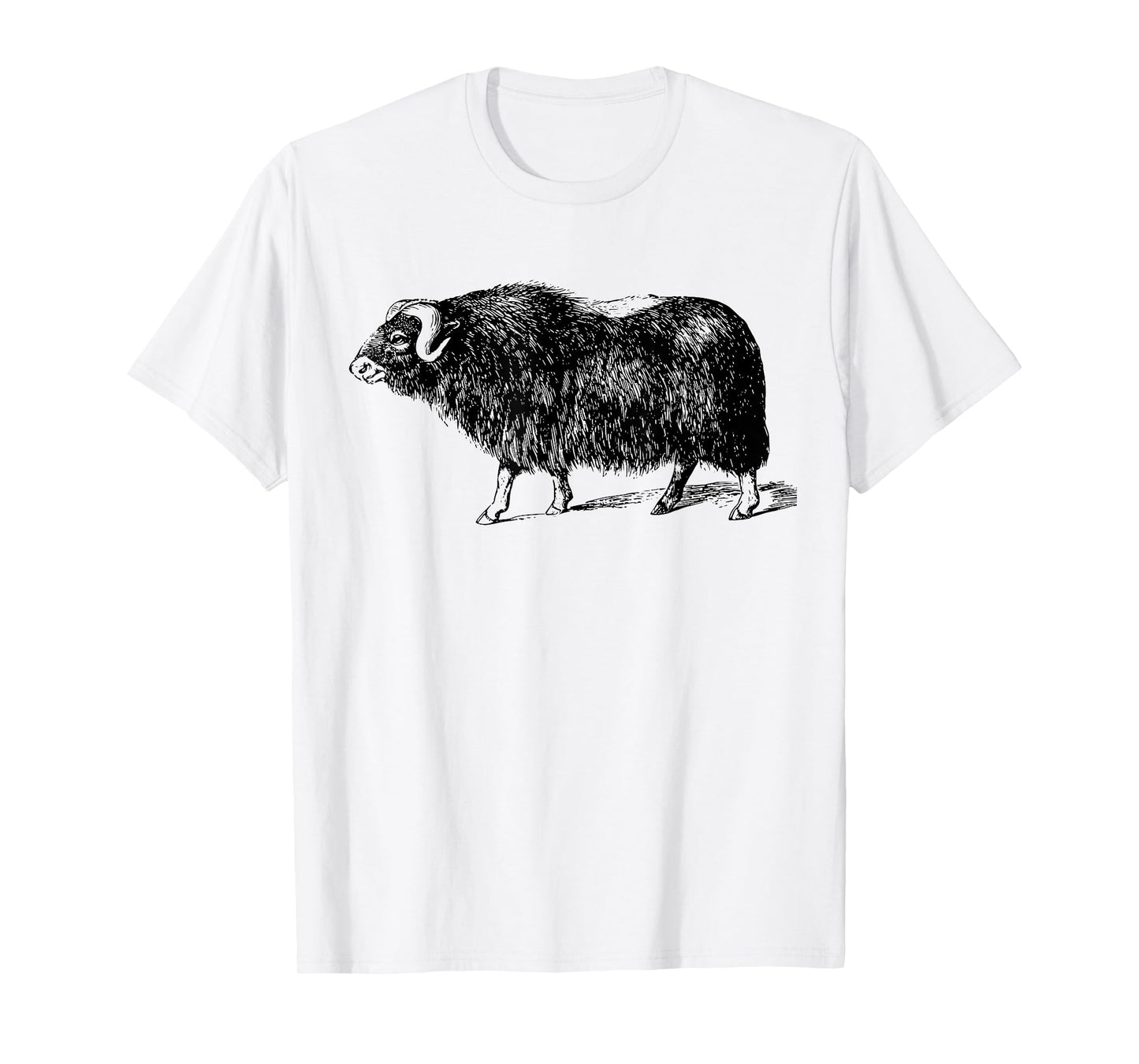 Musk Ox T-Shirt Arctic Buffalo Muskox Bovidae Tee T-Shirt