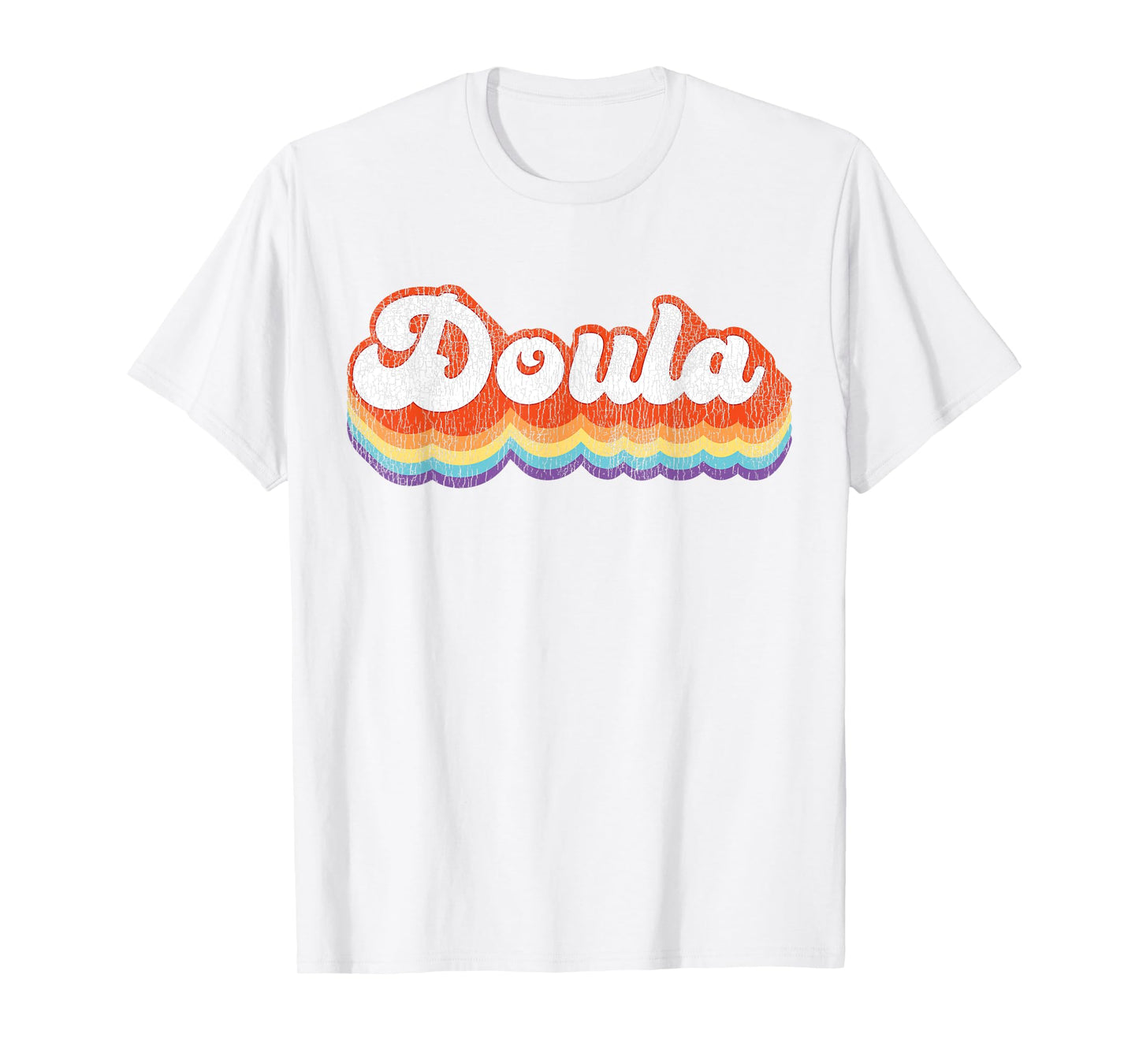 Doula Birth Worker Retro Vintage Doula T-Shirt