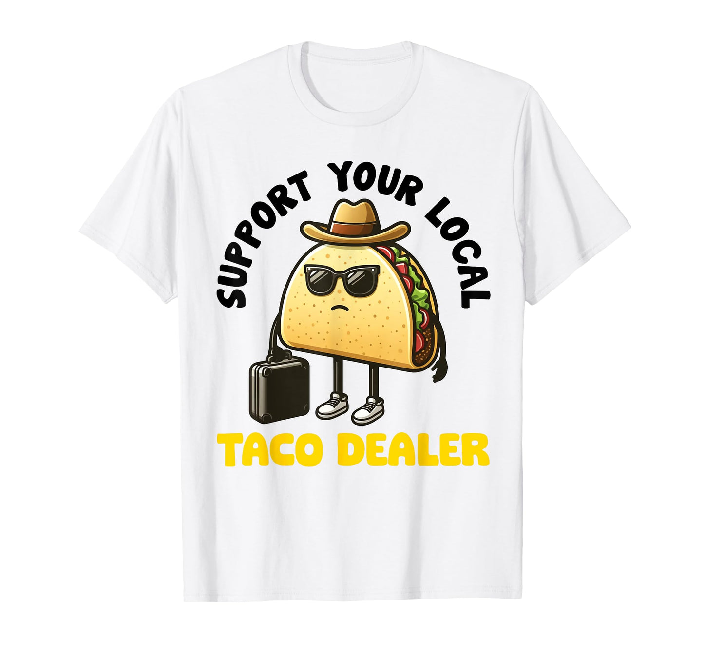Taco for Men Women Boy Girl Funny Mexican Food Tacos Dealer T-Shirt