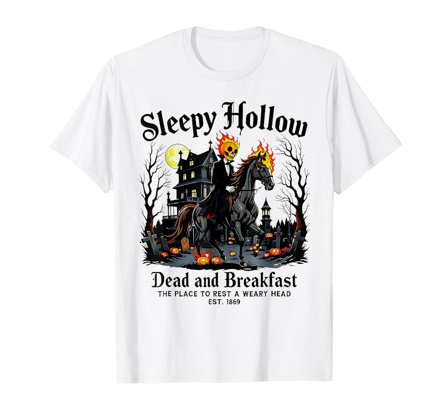 Mind Your Head Sleepy Hollow Headless Dead Or Breakfast T-Shirt