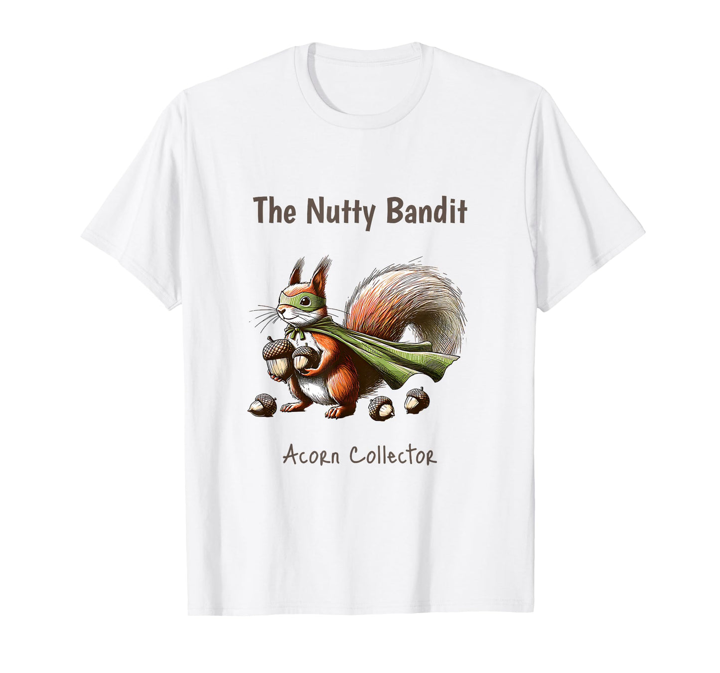 Funny Squirrel Cute Woodland Creatures Kids Women Men Animal T-Shirt