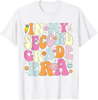 In My Second Grade Era 2nd Grade Girl Teacher Back to School T-Shirt