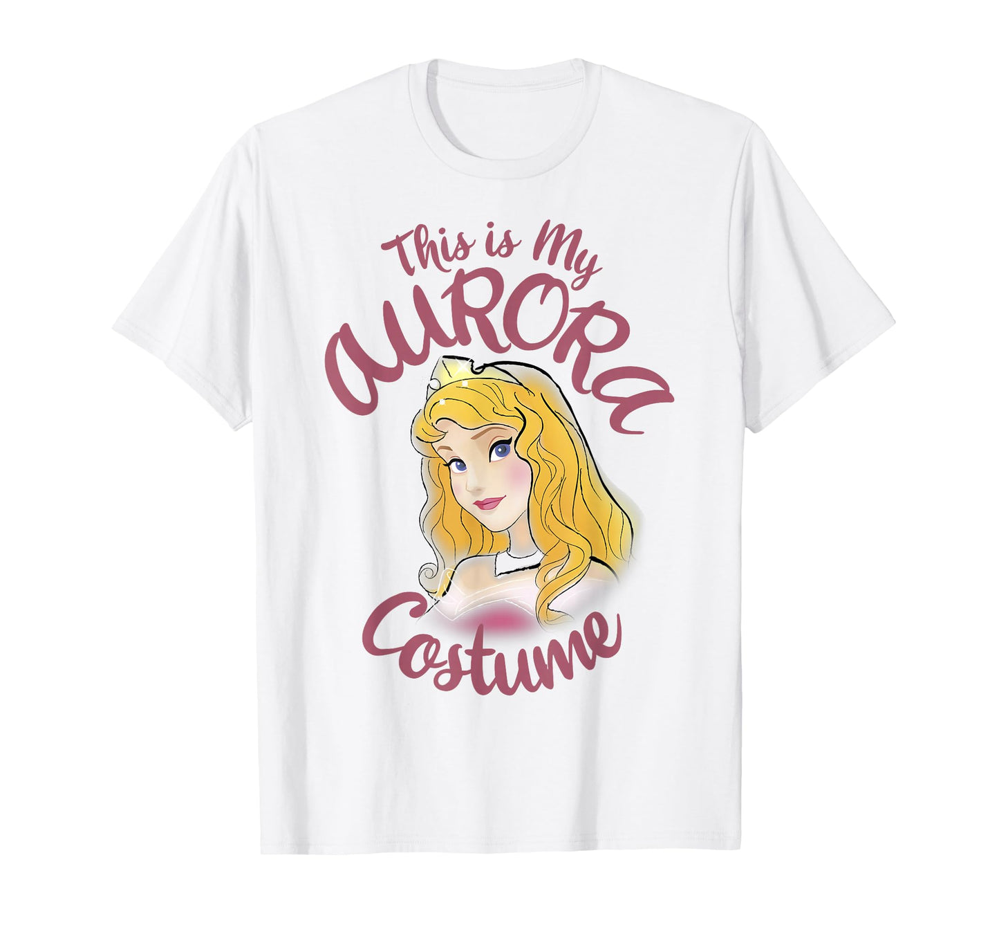 Disney Sleeping Beauty Aurora This Is My Costume Halloween T-Shirt