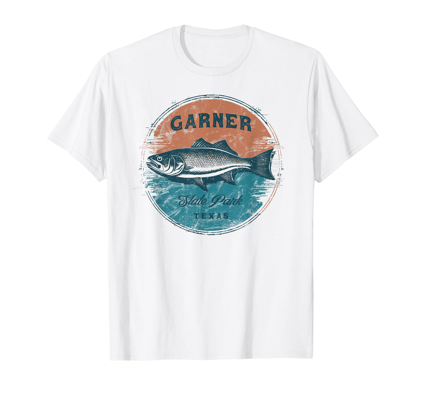 Garner State Park Texas Retro Vintage Fishing T-Shirt
