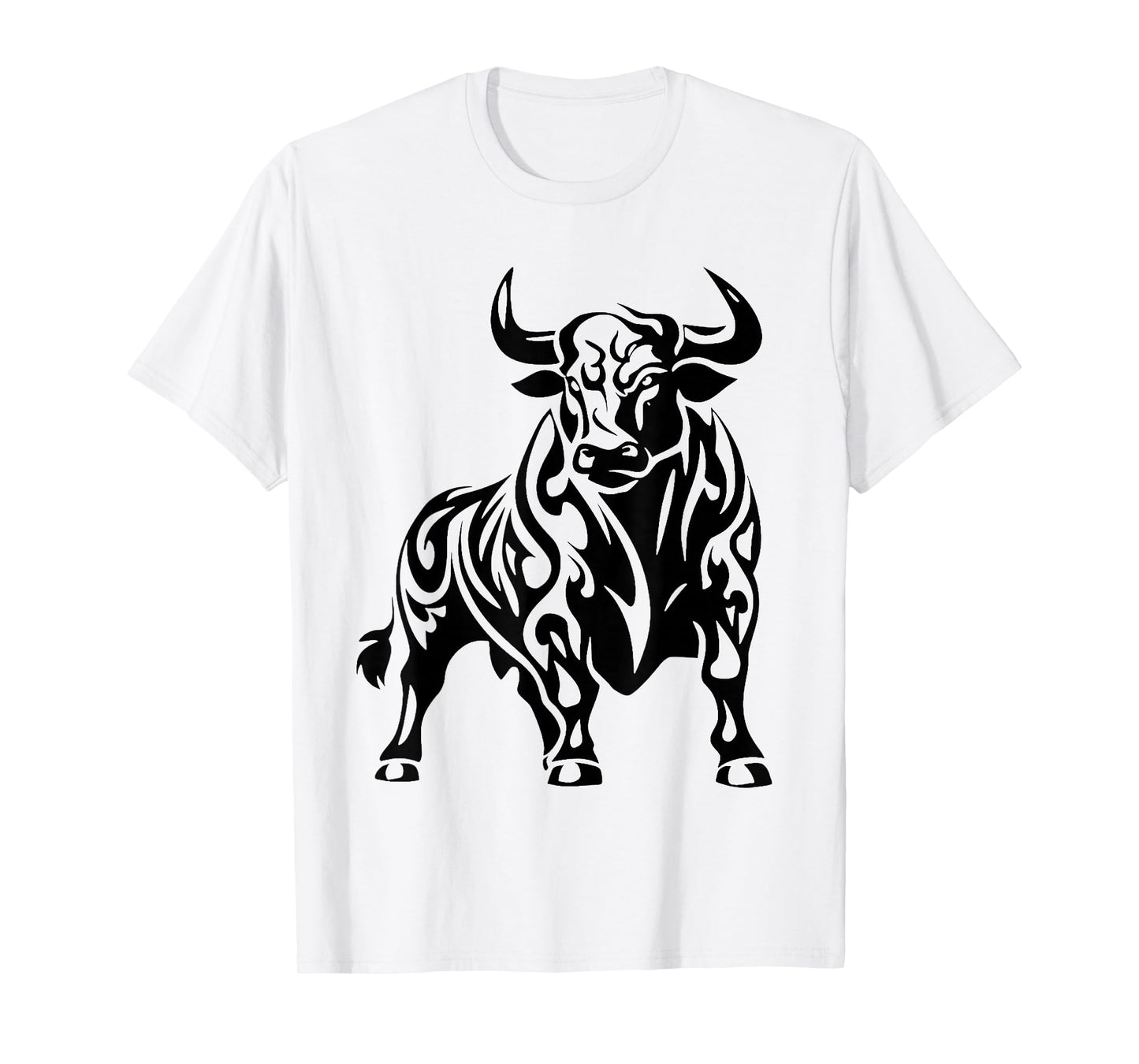 Wild and Powerful Bull - Majestic pattern T-Shirt