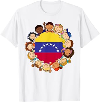 Venezuela Kids Venezuelan Flag Hispanic Heritage Month Boy T-Shirt
