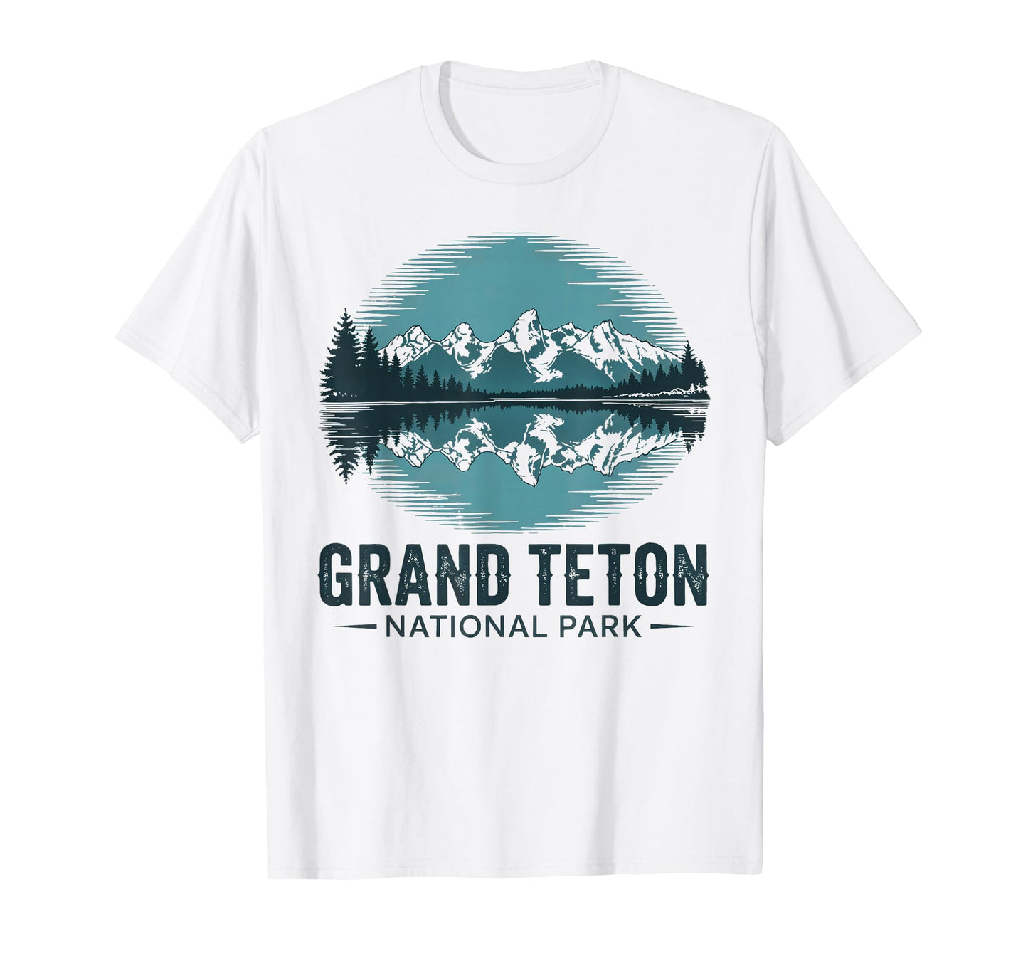 Grand Teton National Park Retro Outdoor US National Park T-Shirt
