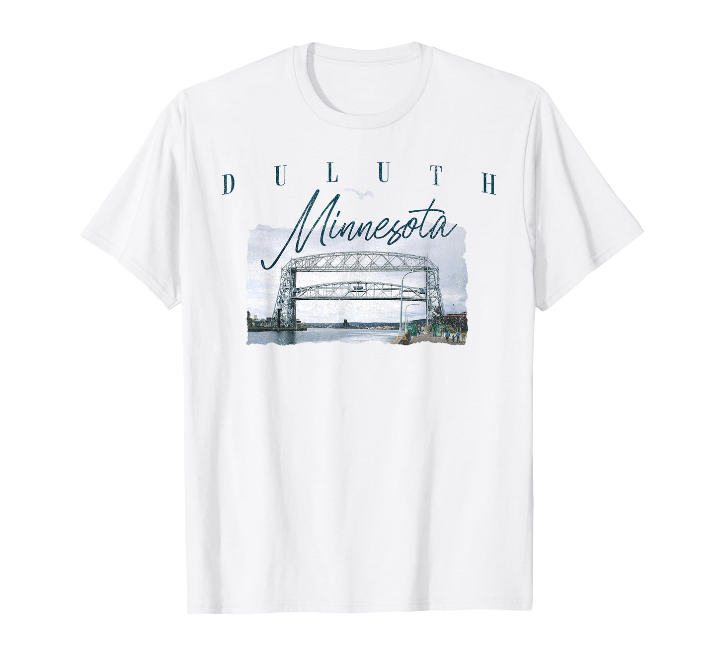 DULUTH MINNESOTA MN Aerial Lift Bridge Lake Superior T-Shirt