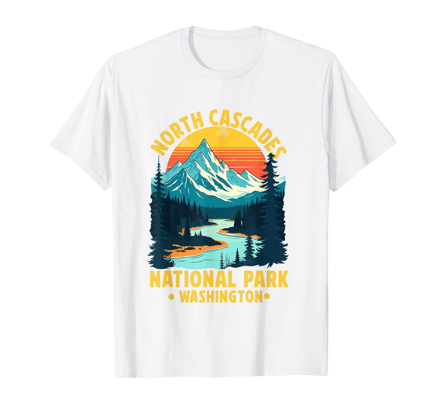 North Cascades National Park Washington Souvenir T-Shirt