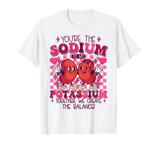 Dialysis Tech Valentine - Funny Dialysis Valentine T-Shirt - Women's Casual Valentine's Day Nurse T-Shirt - Blue, Small