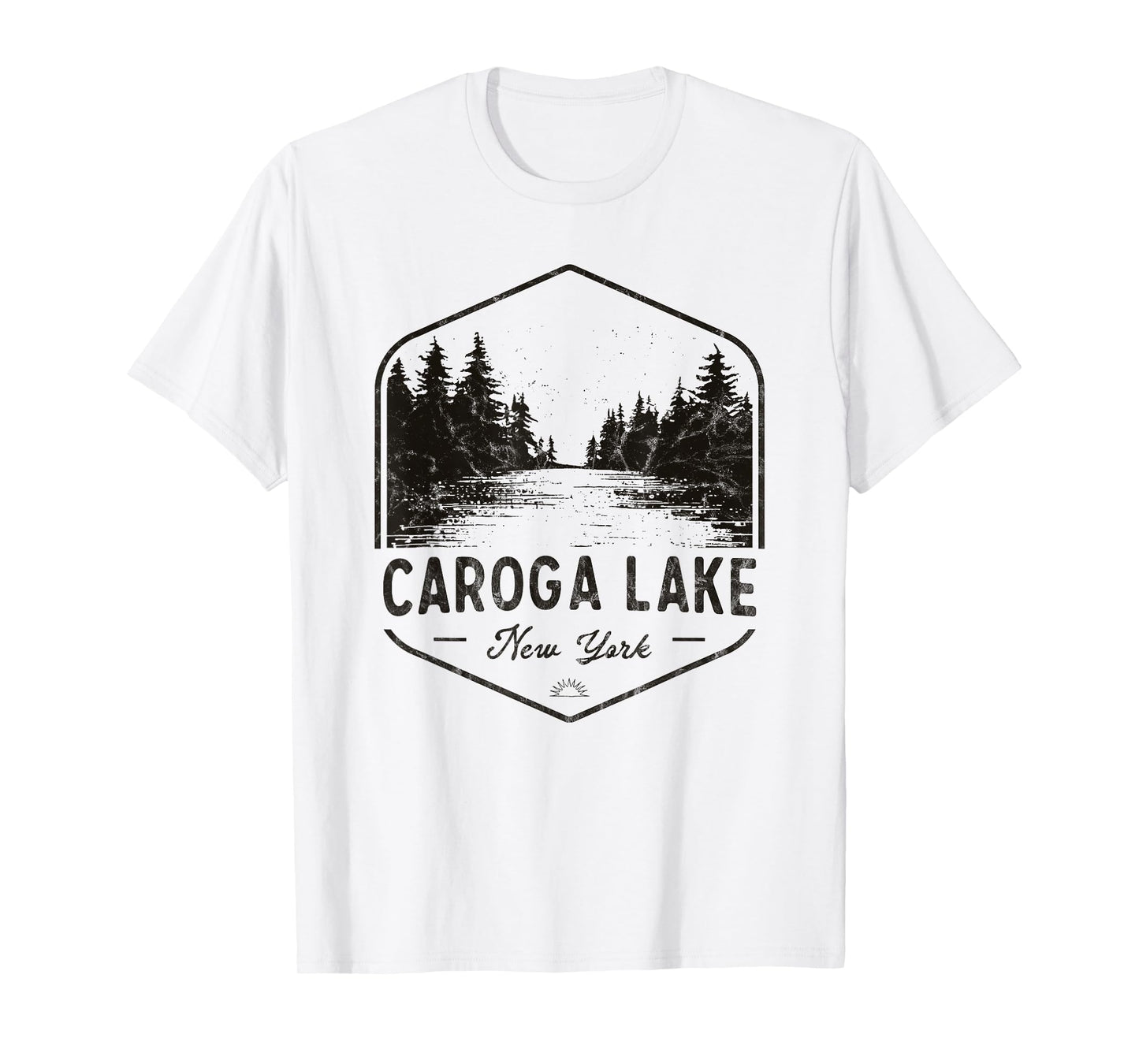 Caroga Lake New York Outdoors Vintage T-Shirt