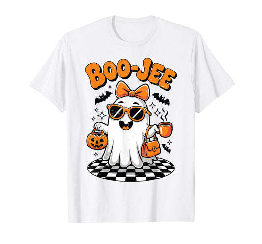 Cute Ghost Boo-JEE Boujee Halloween Teen Girl Toddler Funny T-Shirt