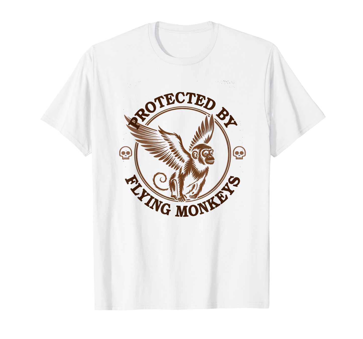 Funny Mom Protected by Flying Monkeys Security Wizard Creepy T-Shirt