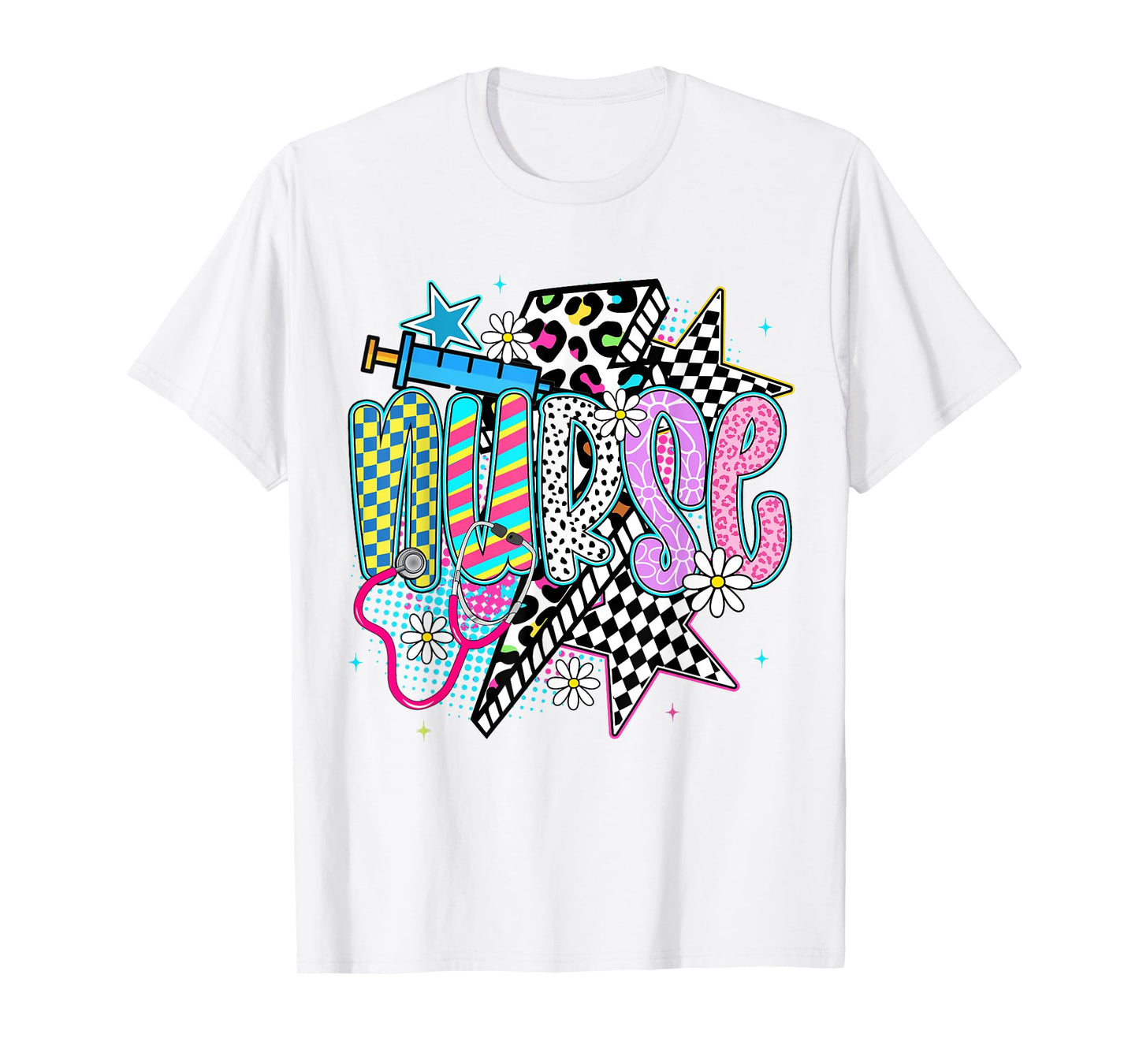 Registered Nurse Stethoscope Nurse Week Nursing School Women T-Shirt