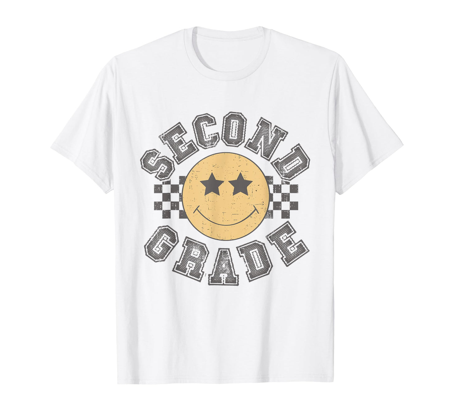 Retro Second Grade Teacher Student 1st Day Back To School T-Shirt
