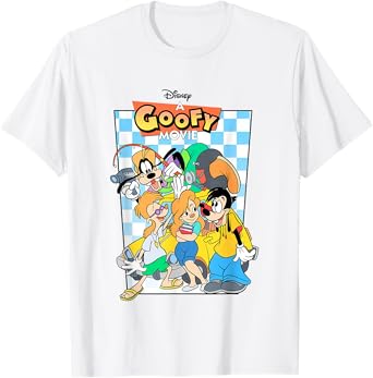 Disney A Goofy Movie Iconic Group Shot Big Chest Poster T-Shirt