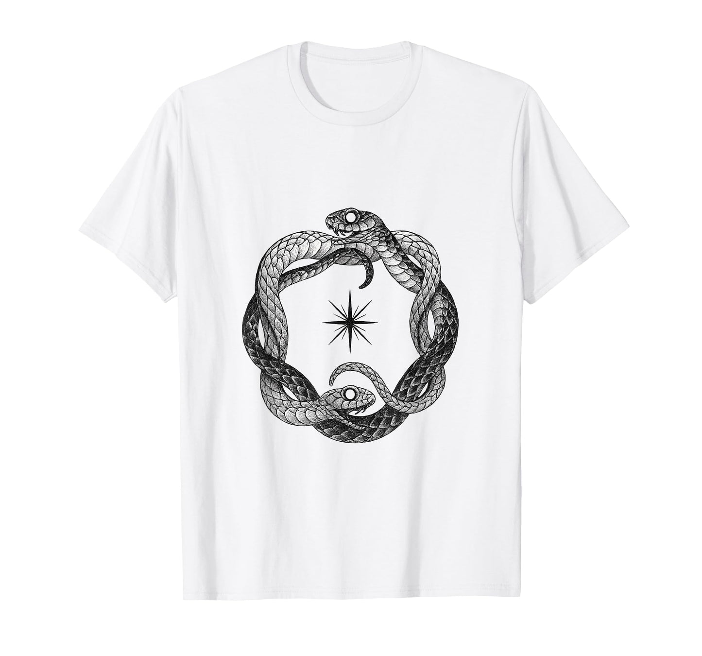 Ouroboros Snake/Eternity Snake Eating Tail/cyclical T-Shirt