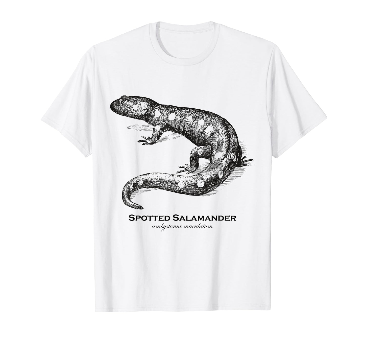 Vintage Animal Retro Wildlife Spotted Salamander T-Shirt