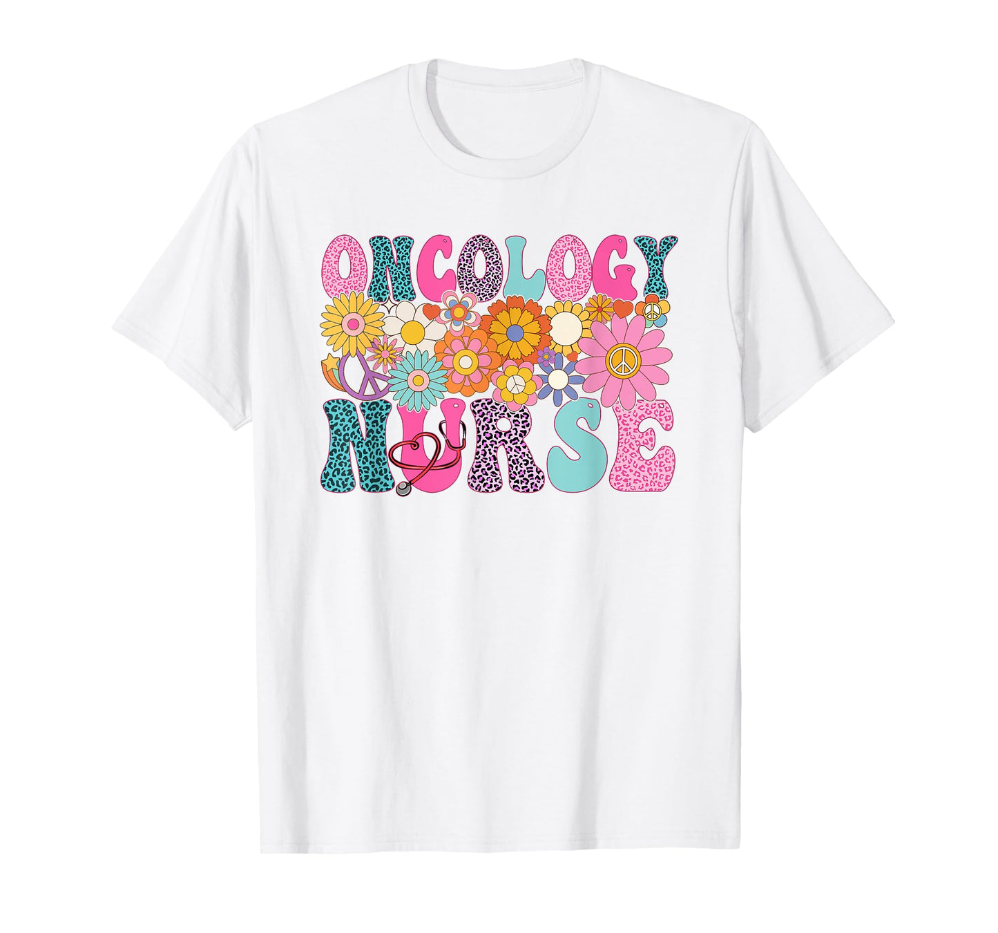Oncology Nurse Week Groovy Appreciation Day For Women T-Shirt
