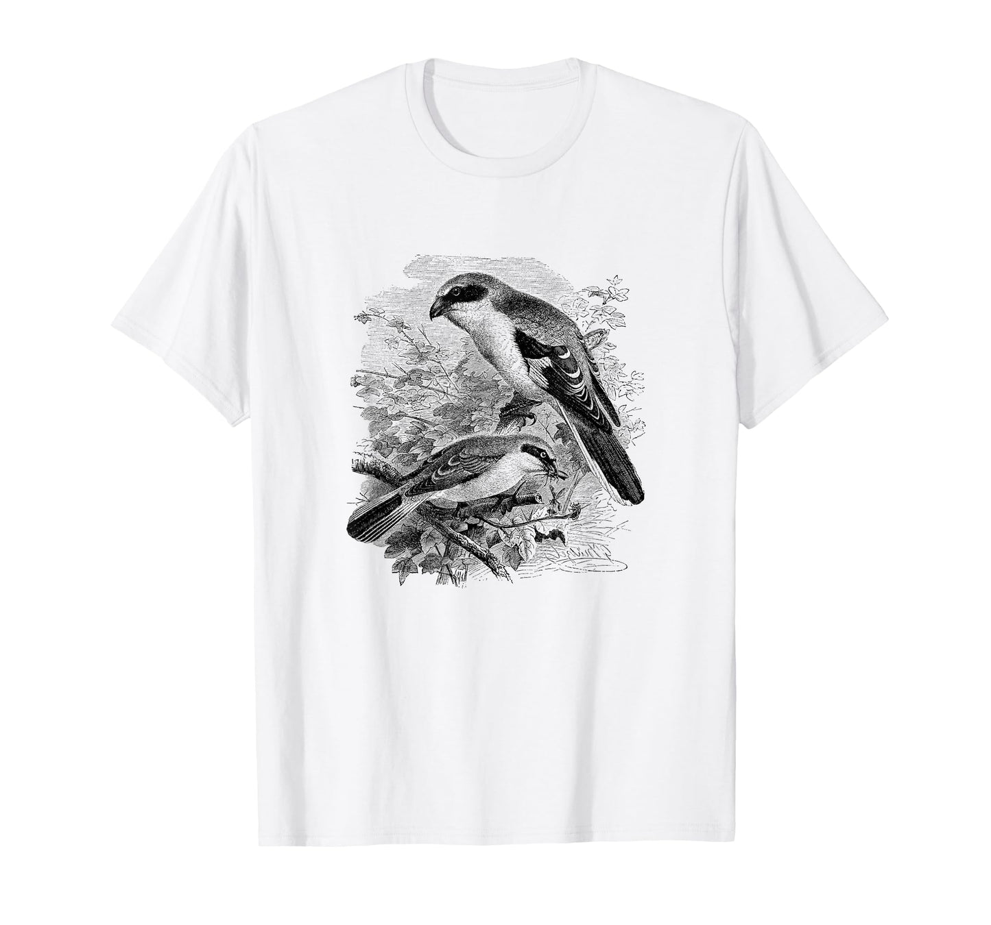 Shrike Bird Print T-Shirt