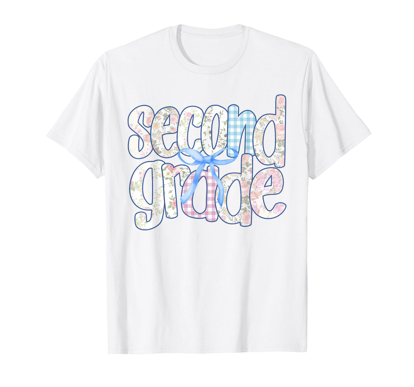 Second Grade Coquette Bow Teachers Kids First Day of School T-Shirt