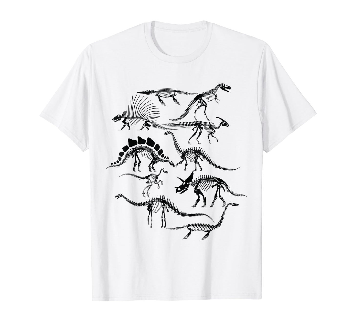 Dinosaur Skeleton Fossil Funny Bones of Dinosaurs T-Shirt